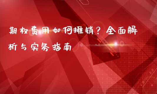期权费用如何摊销？全面解析与实务指南_https://www.kuaijiepai.net_投资理财_第1张