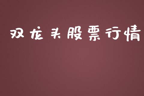 双龙头股票行情_https://www.kuaijiepai.net_国际股建_第1张