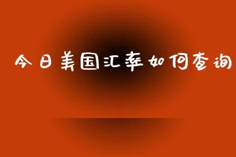 今日美国汇率如何查询_https://www.kuaijiepai.net_股票理论_第1张