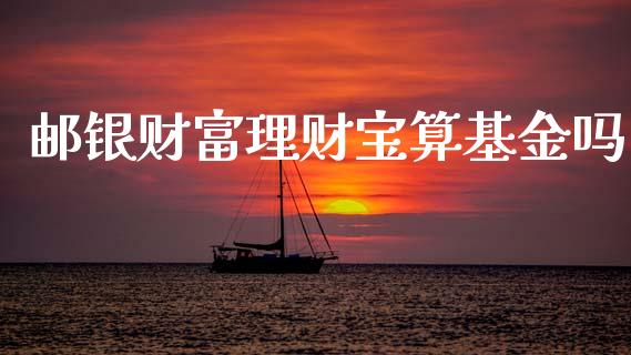 邮银财富理财宝算基金吗_https://www.kuaijiepai.net_投资理财_第1张
