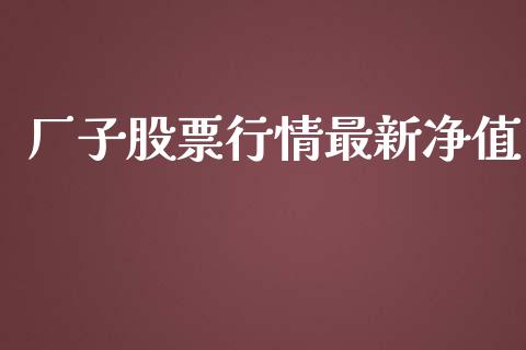 厂子股票行情最新净值_https://www.kuaijiepai.net_股票理论_第1张