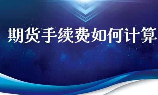 期货手续费如何计算_https://www.kuaijiepai.net_投资理财_第1张