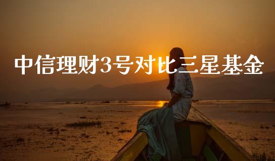 中信理财3号对比三星基金_https://www.kuaijiepai.net_投资理财_第1张