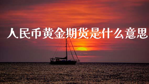 人民币黄金期货是什么意思_https://www.kuaijiepai.net_期货资讯_第1张
