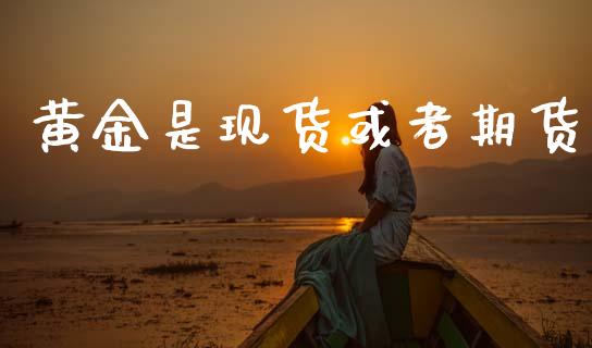 黄金是现货或者期货_https://www.kuaijiepai.net_期货资讯_第1张