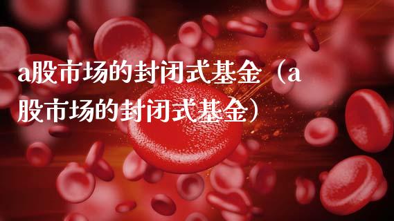 a股市场的封闭式基金（a股市场的封闭式基金）_https://www.kuaijiepai.net_期货理财_第1张