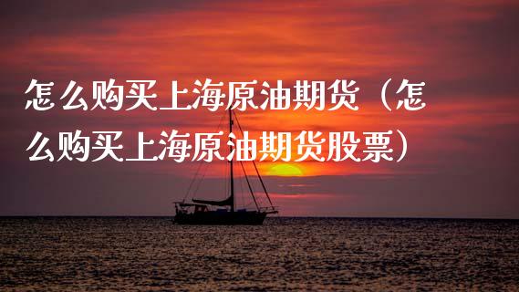怎么购买上海原油期货（怎么购买上海原油期货股票）_https://www.kuaijiepai.net_期货资讯_第1张