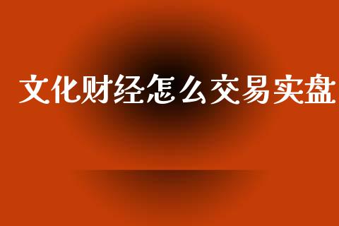 文化财经怎么交易实盘_https://www.kuaijiepai.net_期货在线_第1张