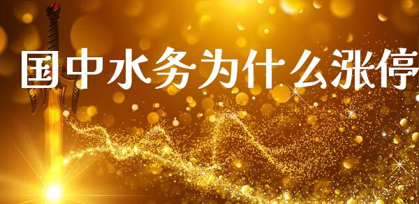 国中水务为什么涨停_https://www.kuaijiepai.net_国际期货_第1张