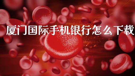 厦门国际手机银行怎么下载_https://www.kuaijiepai.net_期货在线_第1张