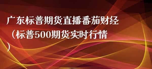 广东标普期货直播番茄财经（标普500期货实时行情）_https://www.kuaijiepai.net_期货在线_第1张