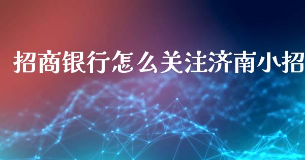 招商银行怎么关注济南小招_https://www.kuaijiepai.net_股票理论_第1张
