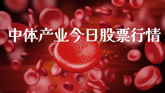 中体产业今日股票行情_https://www.kuaijiepai.net_新股新闻_第1张
