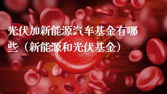 光伏加新能源汽车基金有哪些（新能源和光伏基金）_https://www.kuaijiepai.net_期货理财_第1张