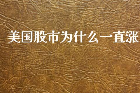 美国股市为什么一直涨_https://www.kuaijiepai.net_期货资讯_第1张
