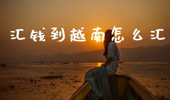 汇钱到越南怎么汇_https://www.kuaijiepai.net_国际股建_第1张
