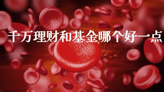 千万理财和基金哪个好一点_https://www.kuaijiepai.net_期货理财_第1张