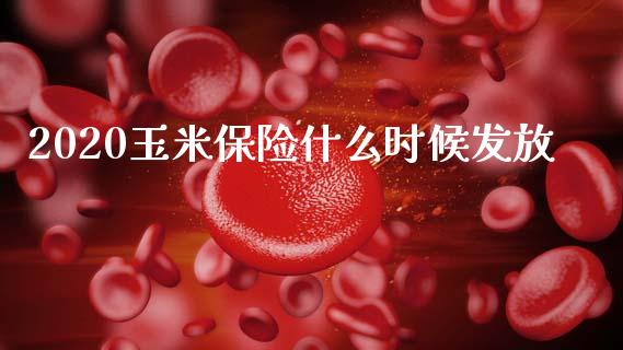 2020玉米保险什么时候发放_https://www.kuaijiepai.net_国际股建_第1张