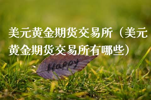 美元黄金期货交易所（美元黄金期货交易所有哪些）_https://www.kuaijiepai.net_期货资讯_第1张