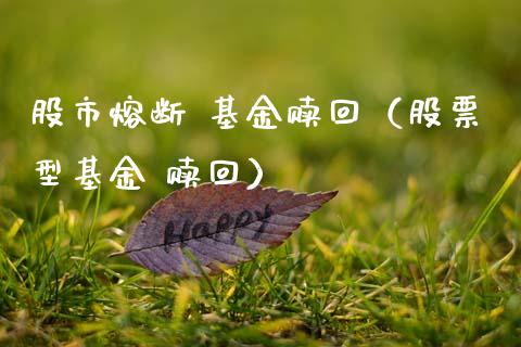 股市熔断 基金赎回（股票型基金 赎回）_https://www.kuaijiepai.net_投资理财_第1张