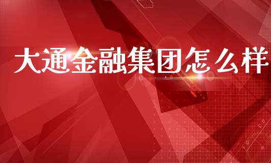 大通金融集团怎么样_https://www.kuaijiepai.net_期货资讯_第1张