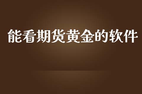 能看期货黄金的软件_https://www.kuaijiepai.net_期货资讯_第1张