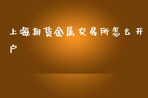 上海期货金属交易所怎么开户_https://www.kuaijiepai.net_国际期货_第1张