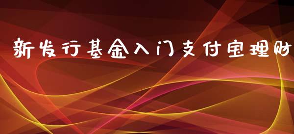 新发行基金入门支付宝理财_https://www.kuaijiepai.net_期货理财_第1张