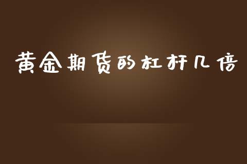 黄金期货的杠杆几倍_https://www.kuaijiepai.net_国际期货_第1张