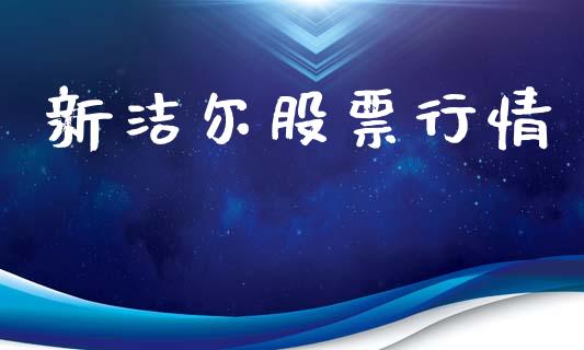 新洁尔股票行情_https://www.kuaijiepai.net_新股新闻_第1张