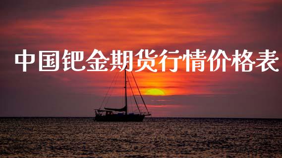 中国钯金期货行情价格表_https://www.kuaijiepai.net_期货在线_第1张
