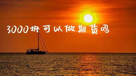3000块可以做期货吗_https://www.kuaijiepai.net_期货资讯_第1张