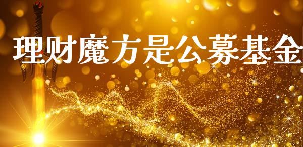理财魔方是公募基金_https://www.kuaijiepai.net_投资理财_第1张