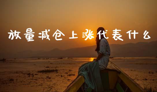 放量减仓上涨代表什么_https://www.kuaijiepai.net_投资理财_第1张