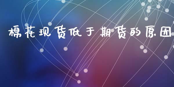 棉花现货低于期货的原因_https://www.kuaijiepai.net_国际期货_第1张
