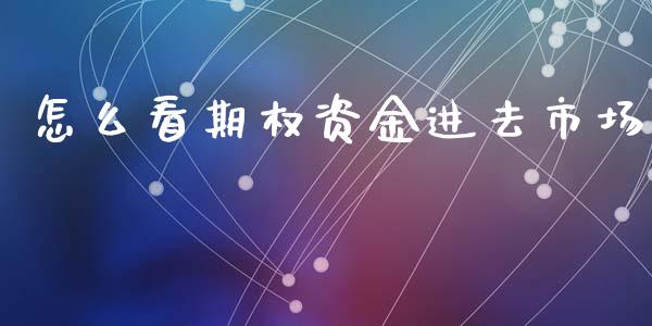 怎么看期权资金进去市场_https://www.kuaijiepai.net_国际期货_第1张
