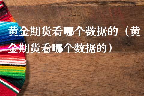 黄金期货看哪个数据的（黄金期货看哪个数据的）_https://www.kuaijiepai.net_国际期货_第1张