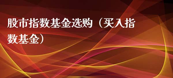 股市指数基金选购（买入指数基金）_https://www.kuaijiepai.net_期货理财_第1张