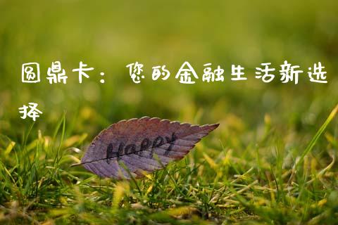 圆鼎卡:您的金融生活新选择_新股新闻_第1张_快捷排财经网 圆鼎卡:您的金融生活新选择_https://www.kuaijiepai.net_新股新闻_第1张