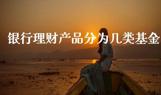 银行理财产品分为几类基金_https://www.kuaijiepai.net_期货理财_第1张