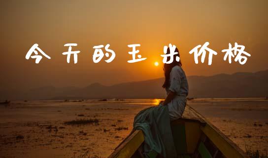 今天的玉米价格_https://www.kuaijiepai.net_国际期货_第1张