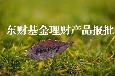 东财基金理财产品报批_https://www.kuaijiepai.net_期货理财_第1张