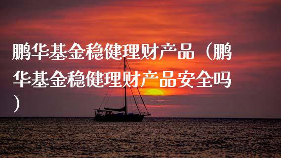 鹏华基金稳健理财产品（鹏华基金稳健理财产品安全吗）_https://www.kuaijiepai.net_投资理财_第1张