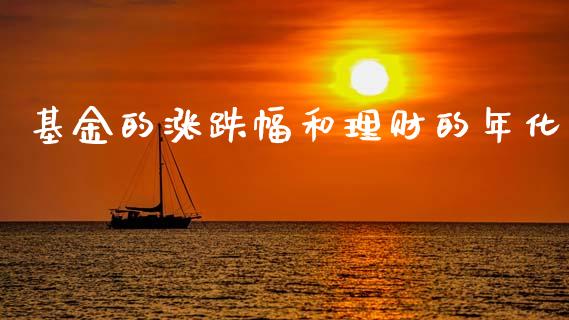 基金的涨跌幅和理财的年化_https://www.kuaijiepai.net_投资理财_第1张