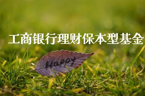 工商银行理财保本型基金_https://www.kuaijiepai.net_投资理财_第1张