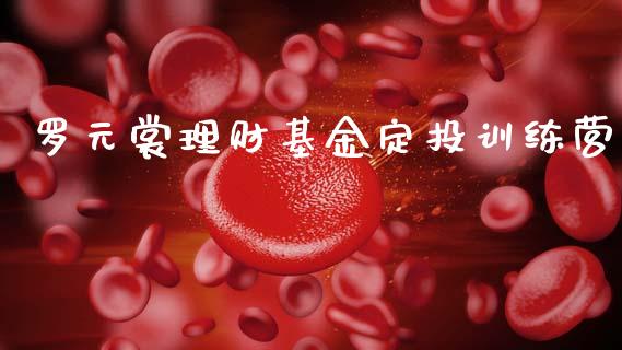 罗元裳理财基金定投训练营_https://www.kuaijiepai.net_投资理财_第1张