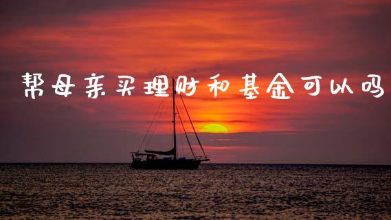 帮母亲买理财和基金可以吗_https://www.kuaijiepai.net_投资理财_第1张