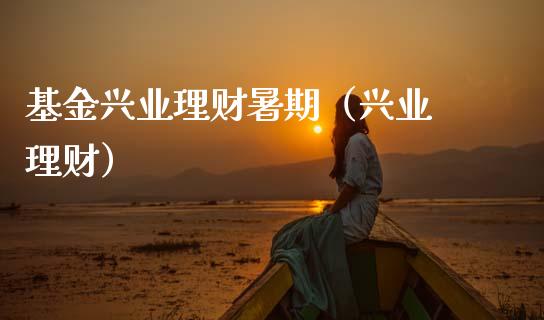 基金兴业理财暑期（兴业 理财）_https://www.kuaijiepai.net_期货理财_第1张