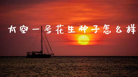 太空一号花生种子怎么样_https://www.kuaijiepai.net_期货资讯_第1张