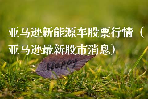 亚马逊新能源车股票行情（亚马逊最新股市消息）_https://www.kuaijiepai.net_国际股建_第1张